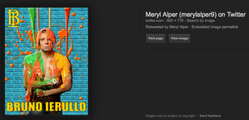 Definitely not "Retweeted by Meryl Alper."